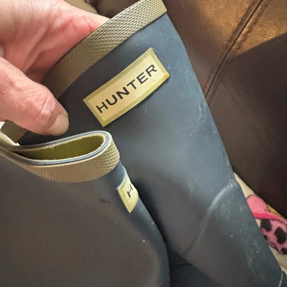 Hunter navy blue Rain Boots - Picture 3 of 6
